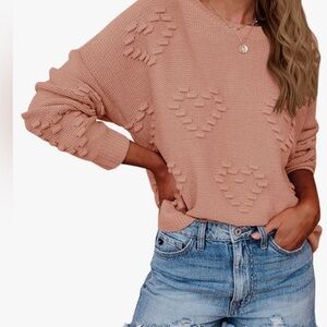 Francesca’s Collection | Jun & Ivy Heart Sweater | Size Small